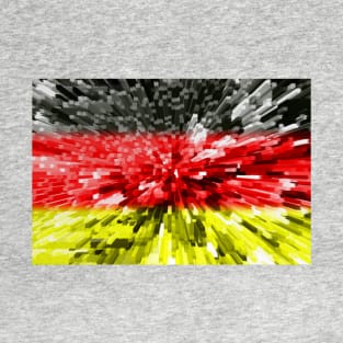 German Flag of Germany Extruded T-Shirt